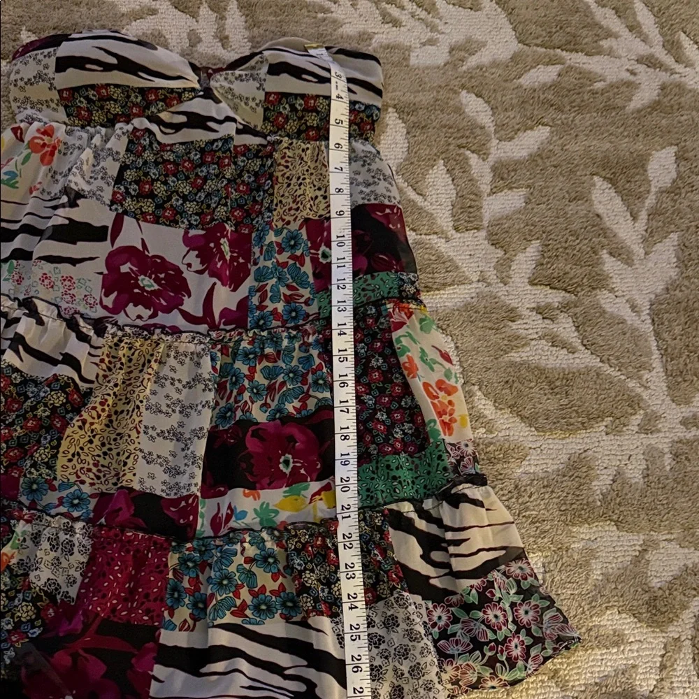 Guess Colorful Strapless Mini Dress - Picture 5 of 7